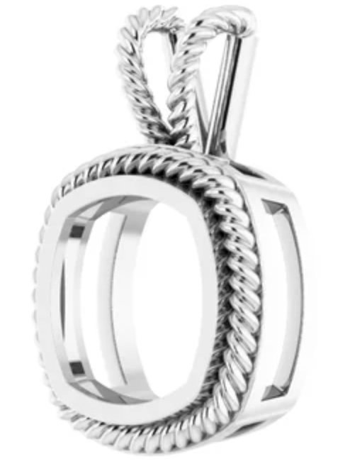 Rope Solitaire Pendant