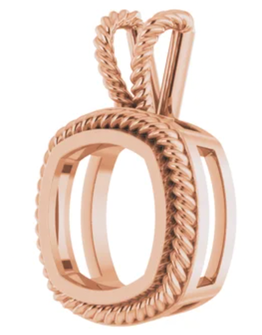 Rope Solitaire Pendant