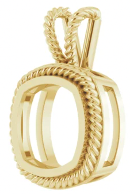 Rope Solitaire Pendant