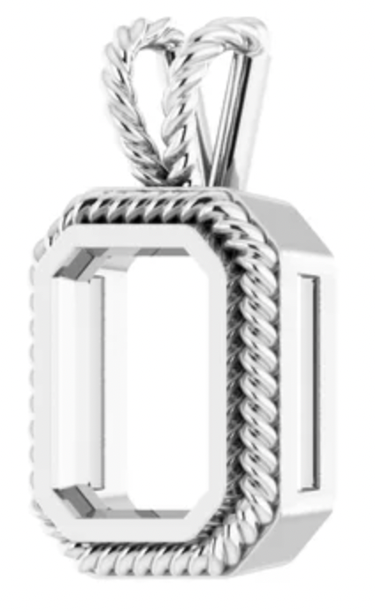 Rope Solitaire Pendant