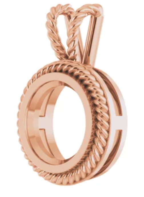 Rope Solitaire Pendant