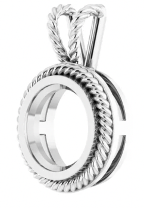 Rope Solitaire Pendant