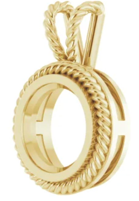 Rope Solitaire Pendant